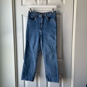 EUC Express Straight Super High Rise Jeans Size 6P